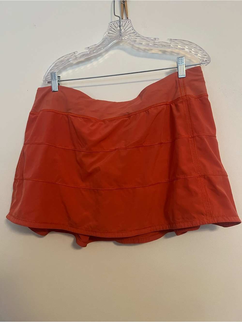 lululemon athletica Orange Athletic Skort